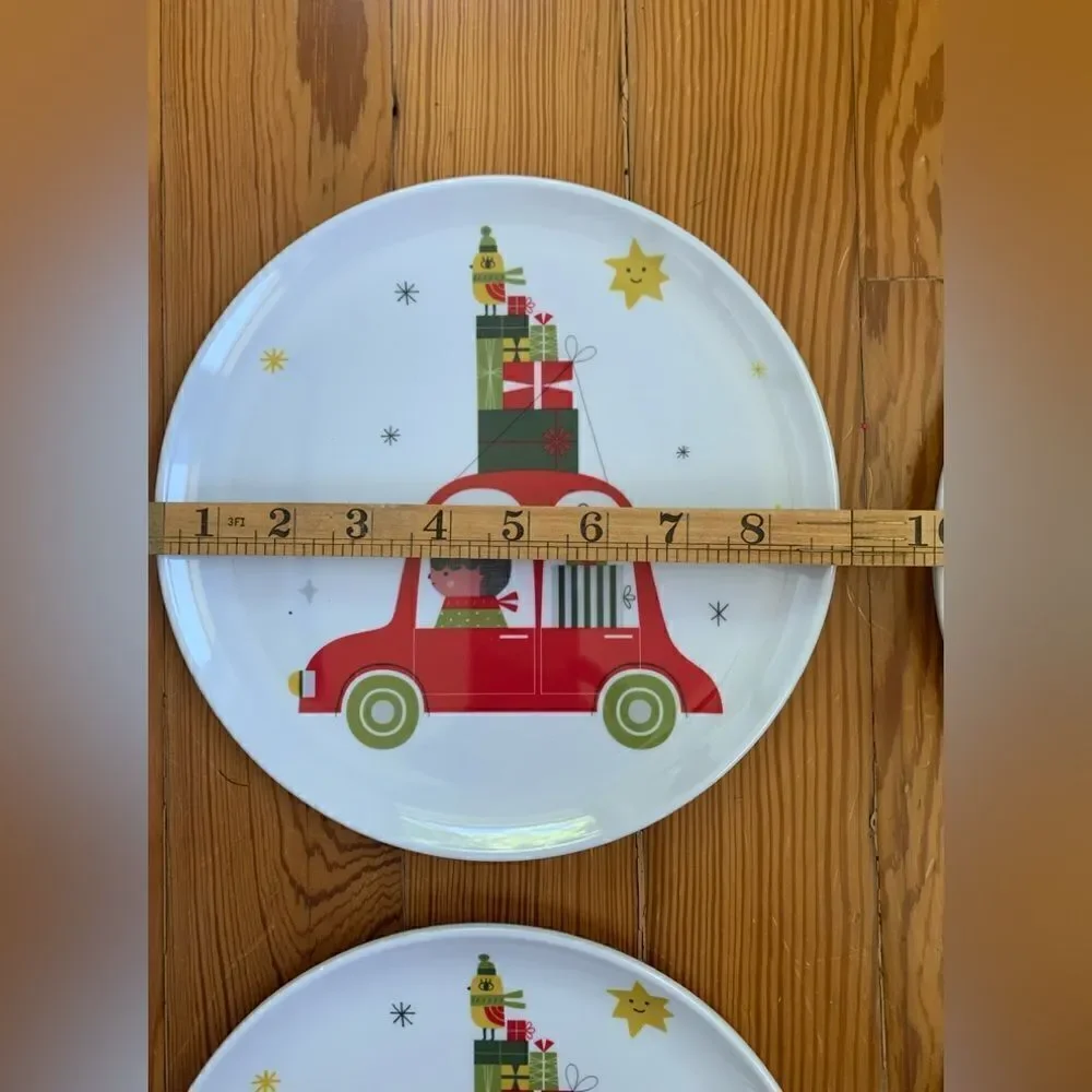Crate and Barrel Holiday Plates